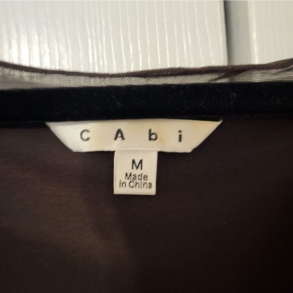 Cabi brown fitted tank-top  - Picture 3 of 7